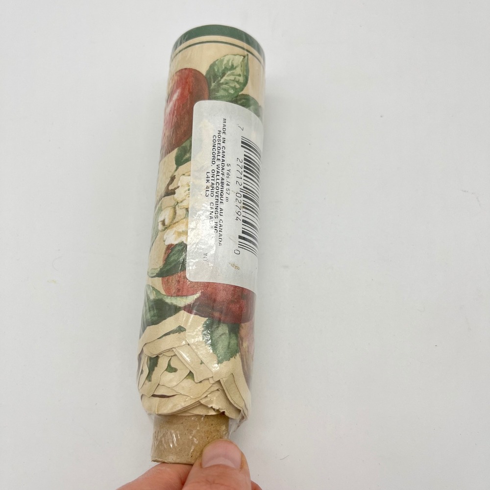 Vintage Rosedale Wallpaper Border CAB2794 Apple Orchard Roll 5yd x 6 3/4" - Picture 2 of 5